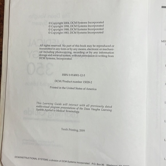 Medical Terminology 350 Second Edition - Picture 3 of 7